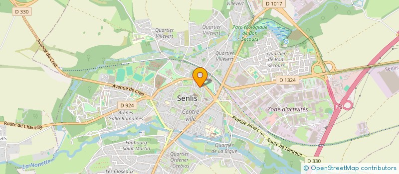 localisation de l'entreprise NOVEL DIFF  SENLIS