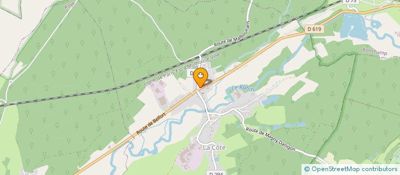 localisation de l'entreprise NOVEL'HAIR  LA COTE