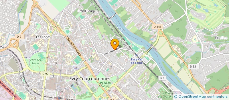 localisation de l'entreprise NOVELA FORMATIONS à EVRY-COURCOURONNES