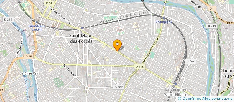 localisation de l'entreprise NOVELABO à SAINT-MAUR-DES-FOSSES