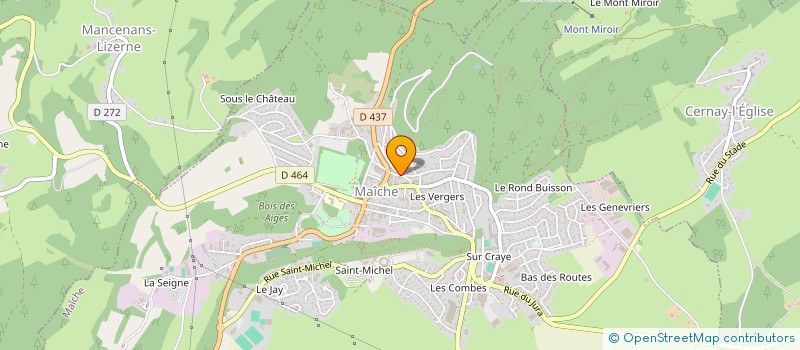 localisation de l'entreprise NOVELEC à MAICHE