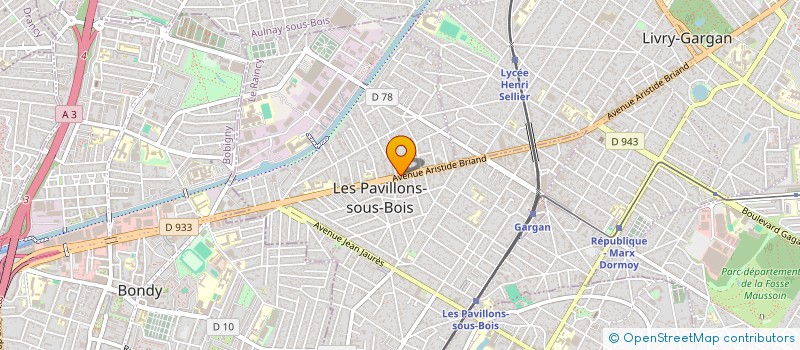 localisation de l'entreprise NOVELEC  LES PAVILLONS-SOUS-BOIS