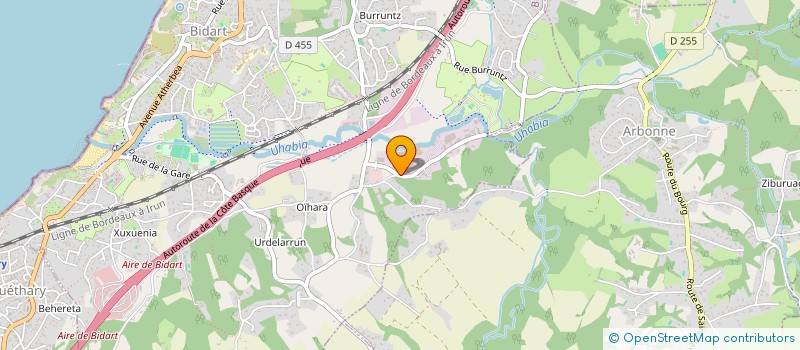 localisation de l'entreprise NOVELEC  BIDART