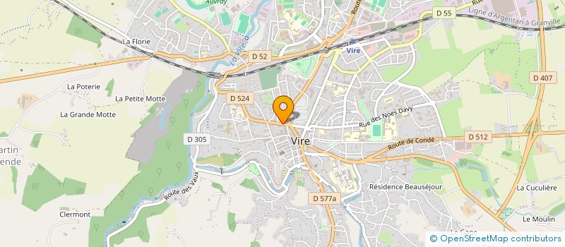 localisation de l'entreprise NOVELI INVEST  VIRE NORMANDIE