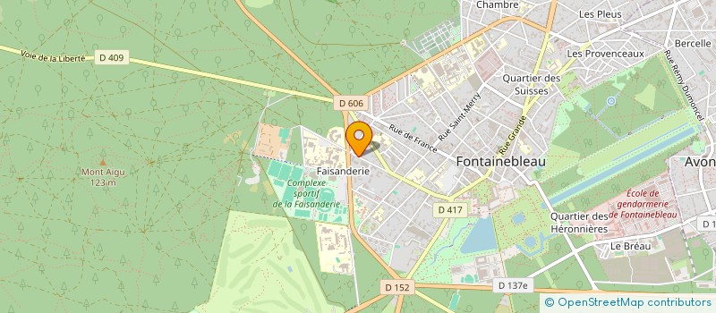 localisation de l'entreprise NOVELIA ENGINEERING à FONTAINEBLEAU