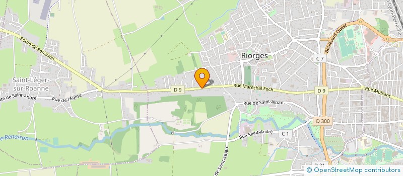 localisation de l'entreprise NOVELLYS à RIORGES