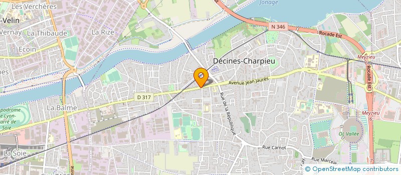 localisation de l'entreprise NOVELTY SPORTS  DECINES-CHARPIEU