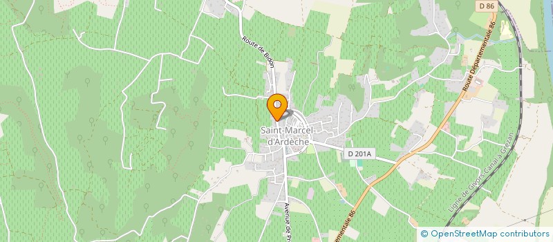 localisation de l'entreprise NOVEM  SAINT-MARCEL-D'ARDECHE