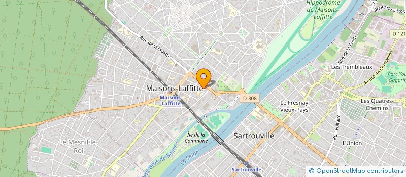 localisation de l'entreprise NOVEM CONSEIL  MAISONS-LAFFITTE