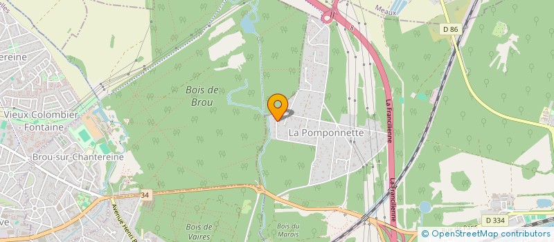 localisation de l'entreprise NOVEMBRE 22  POMPONNE