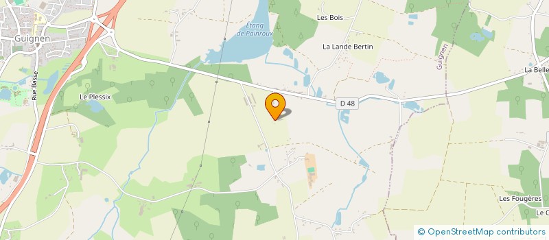 localisation de l'entreprise NOVENSIA  GUIGNEN