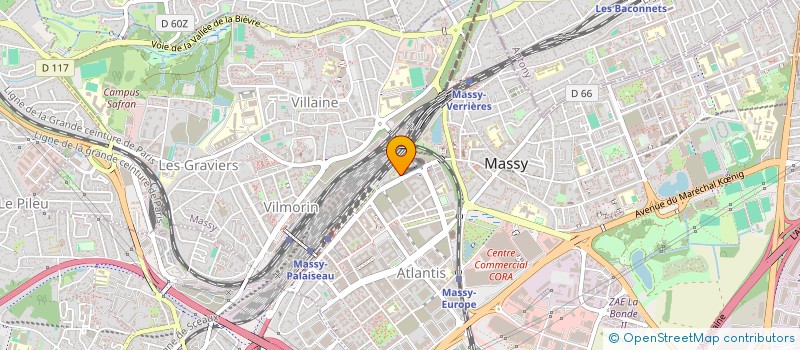 localisation de l'entreprise NOVENTEC à MASSY