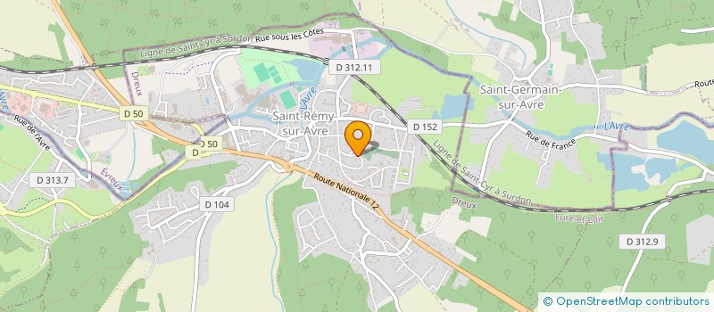 localisation de l'entreprise NOVENTIS GROUP à SAINT-REMY-SUR-AVRE