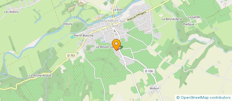 localisation de l'entreprise NOVENTRAS  ROCHEFORT-SUR-LOIRE