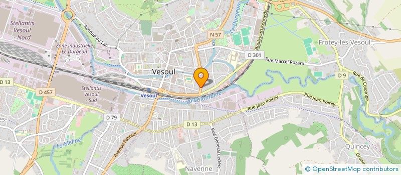 localisation de l'entreprise NOVEO à VESOUL