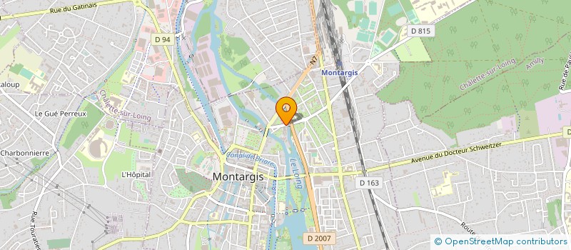 localisation de l'entreprise NOVEO à MONTARGIS