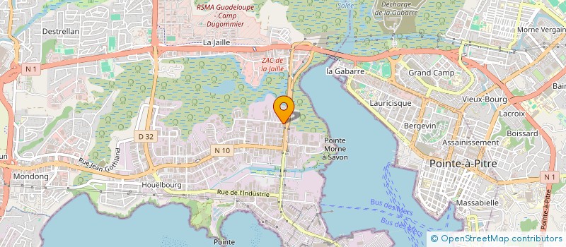 localisation de l'entreprise NOVEO DISTRIBUTION  BAIE-MAHAULT