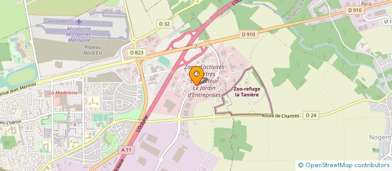 localisation de l'entreprise NOVEOCARE à CHARTRES