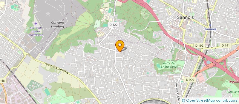 localisation de l'entreprise NOVEOR  ARGENTEUIL