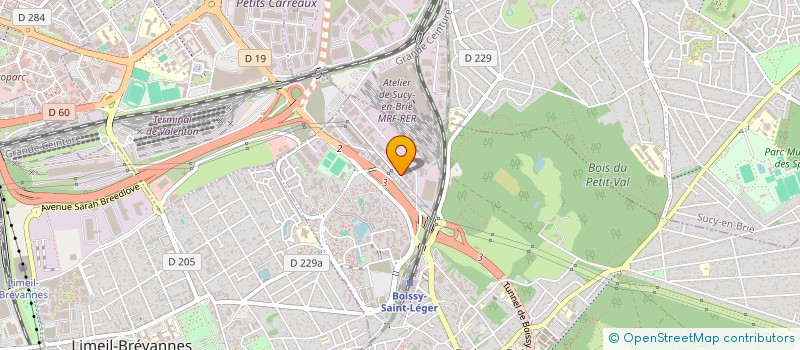 localisation de l'entreprise NOVERIS FORMATION à BOISSY-SAINT-LEGER