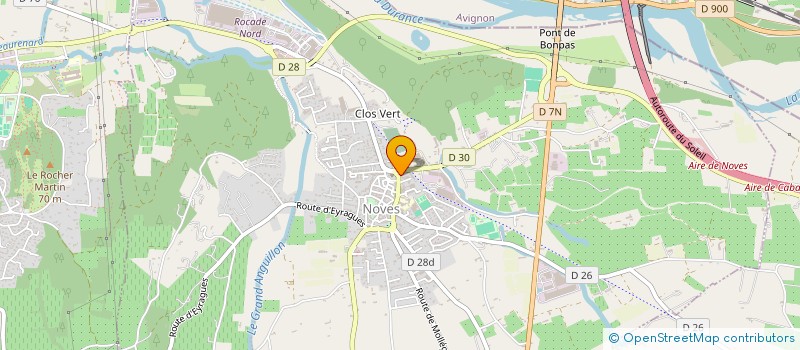 localisation de l'entreprise NOVES CONDUITE  NOVES