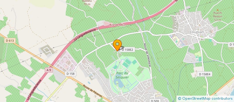 localisation de l'entreprise NOVETI à MEZE