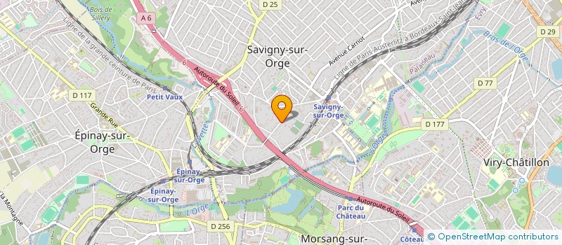 localisation de l'entreprise NOVEVOL à SAVIGNY-SUR-ORGE