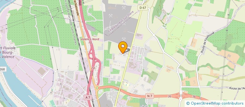 localisation de l'entreprise NOVEXA à BOURG-LES-VALENCE