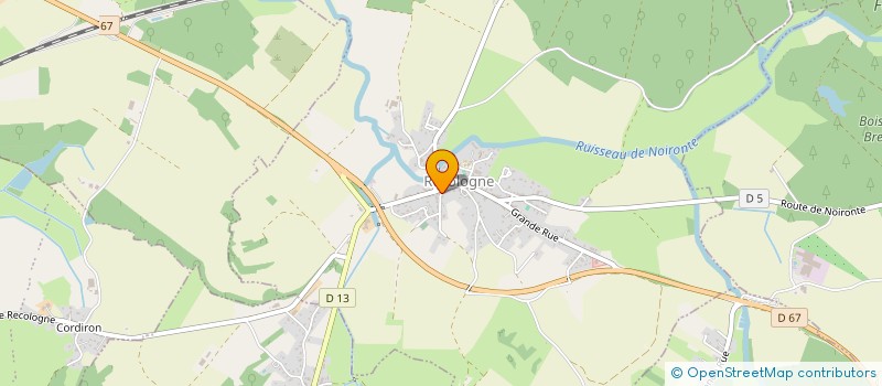 localisation de l'entreprise NOVEXIA  RECOLOGNE