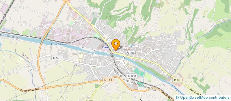 localisation de l'entreprise NOVHAM-YS  CREST