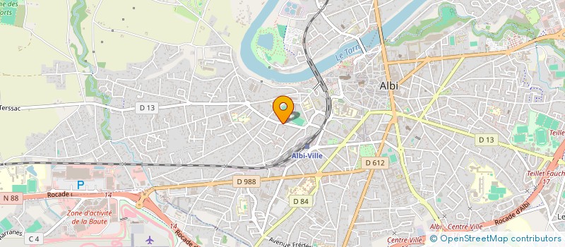 localisation de l'entreprise NOVI  ALBI