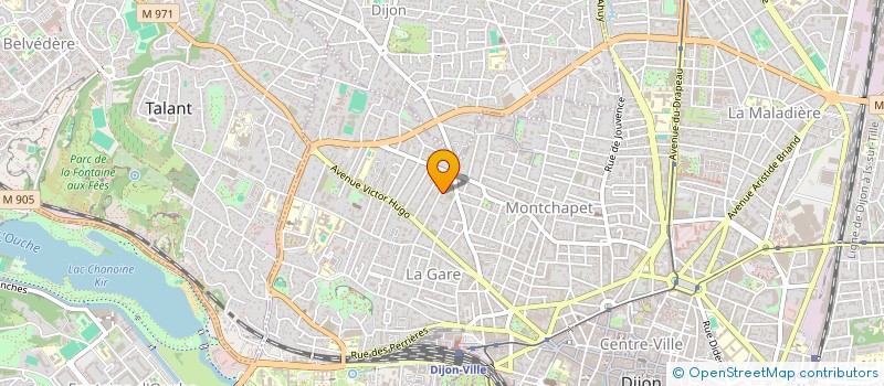 localisation de l'entreprise NOVI  DIJON