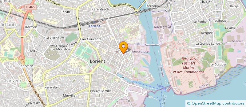 localisation de l'entreprise NOVI INTERIM à LORIENT