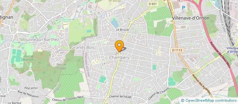 localisation de l'entreprise NOVI'S à VILLENAVE-D'ORNON