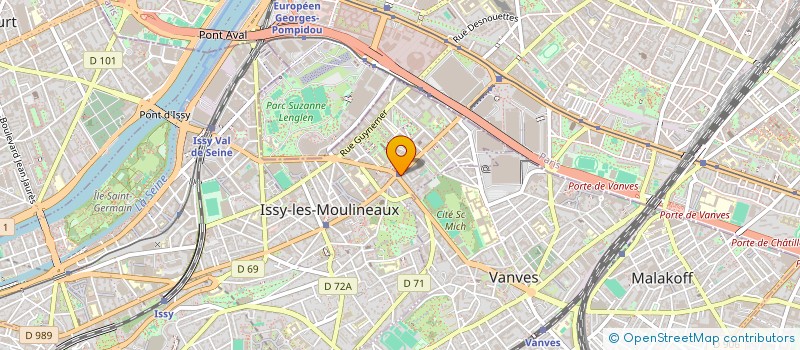 localisation de l'entreprise NOVI S.A à ISSY-LES-MOULINEAUX