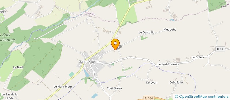 localisation de l'entreprise NOVIASPHALTE à GUERLEDAN