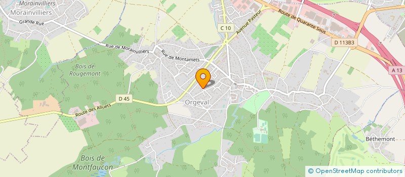 localisation de l'entreprise NOVIATEC  ORGEVAL