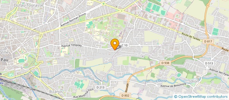 localisation de l'entreprise NOVIBAT à PAU