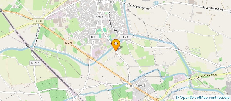 localisation de l'entreprise NOVICA-FRANCE  MALLEMORT