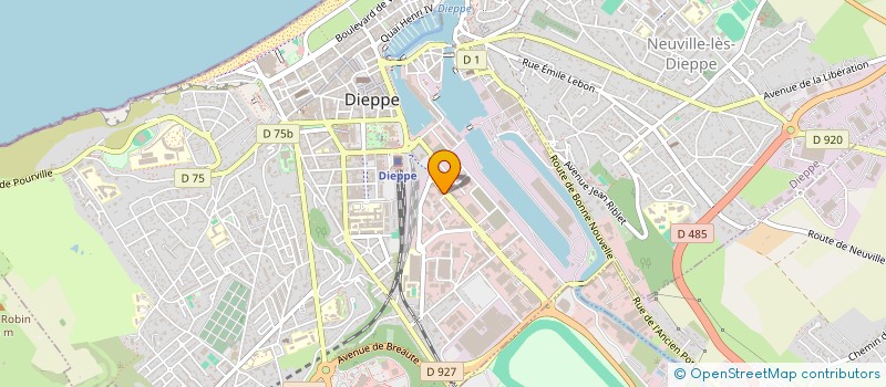 localisation de l'entreprise NOVICK SERVICES  DIEPPE