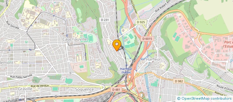 localisation de l'entreprise NOVIDADE  HARFLEUR