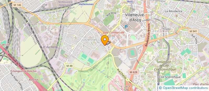 localisation de l'entreprise NOVIDRI à LEZENNES