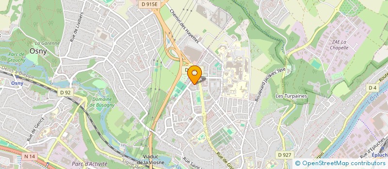 localisation de l'entreprise NOVIIN  PONTOISE