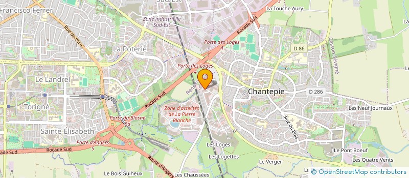 localisation de l'entreprise NOVIMA  CHANTEPIE