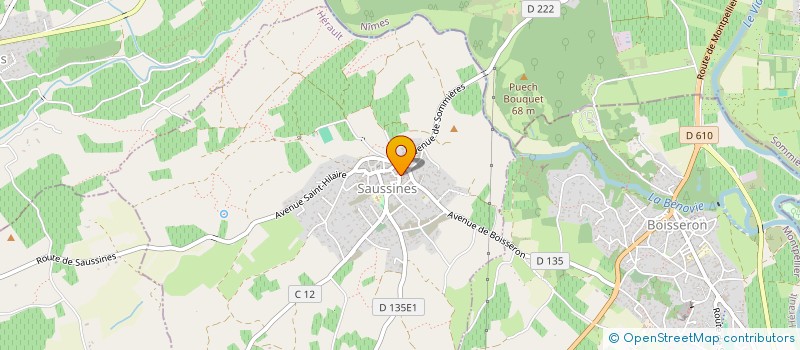 localisation de l'entreprise NOVIMMO  SAUSSINES