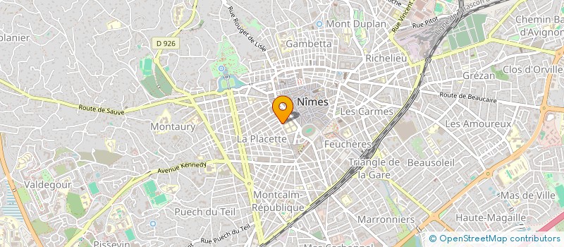 localisation de l'entreprise NOVINGER CAFE  NIMES