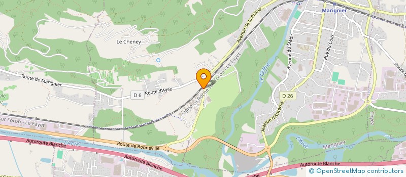 localisation de l'entreprise NOVINTER  MARIGNIER