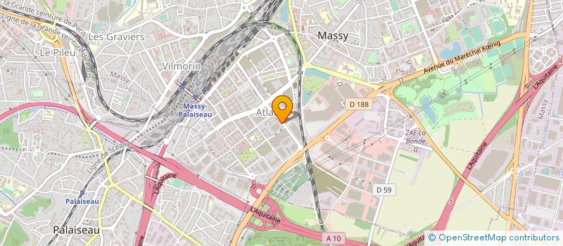 localisation de l'entreprise NOVIPACK à MASSY