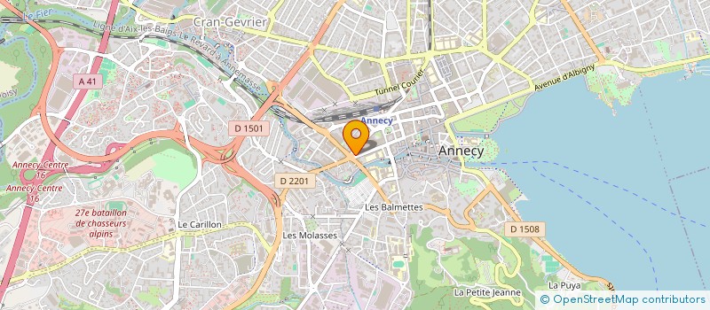 localisation de l'entreprise NOVIS TRANSACTIONS à ANNECY