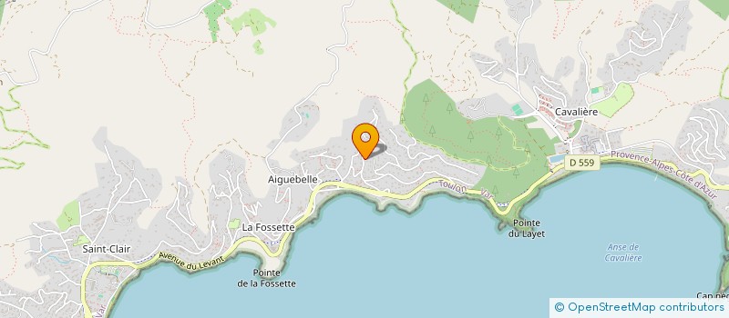 localisation de l'entreprise NOVISUD à LE LAVANDOU